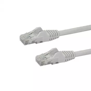 StarTech.com 2 m CAT6 Ethernet-kaapeli - valkoinen CAT 6 Gigabit Ethernet-kaapeli -250MHz 100W PoE RJ45 UTP verkko-/patch-kaapeli Snagless ja vedonpoisto yksittäin testattu