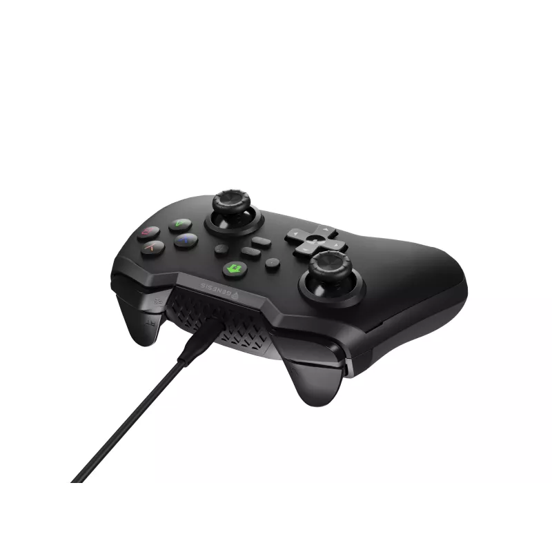 GENESIS Mangan 300 musta USB-peliohjain analoginen / digitaalinen Android, Nintendo Switch, PC