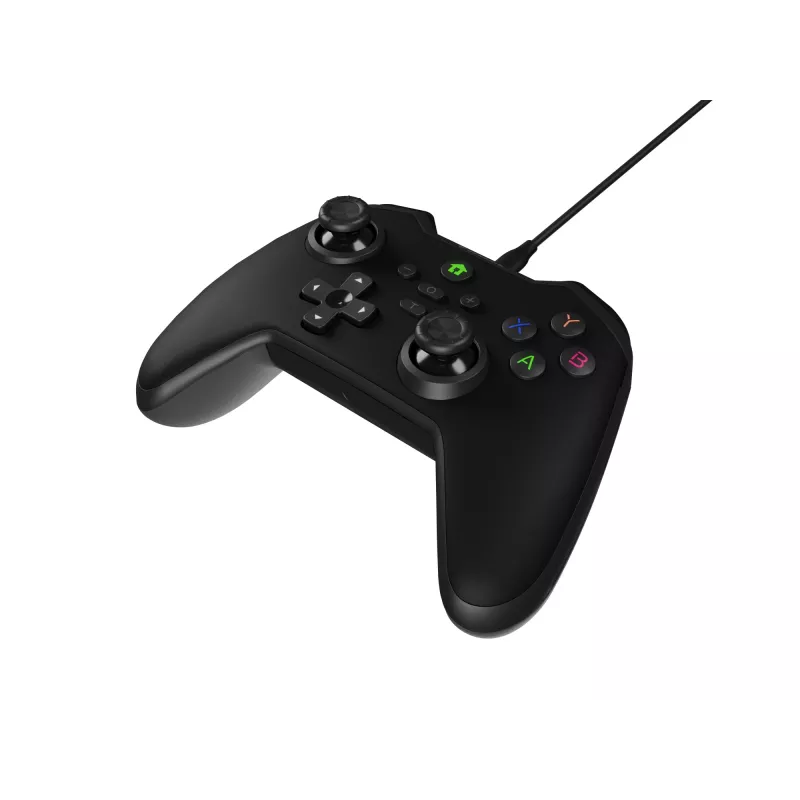 GENESIS Mangan 300 musta USB-peliohjain analoginen / digitaalinen Android, Nintendo Switch, PC