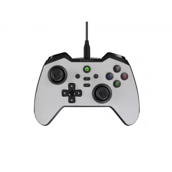 GENESIS Mangan 300 valkoinen USB-peliohjain analoginen / digitaalinen Android, Nintendo Switch, PC