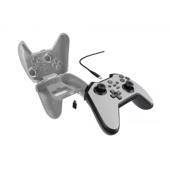 GENESIS Mangan 300 valkoinen USB-peliohjain analoginen / digitaalinen Android, Nintendo Switch, PC
