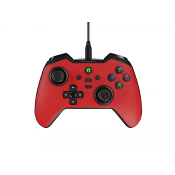 GENESIS Mangan 300 Red USB-peliohjain analoginen/digitaalinen Android, Nintendo Switch, PC
