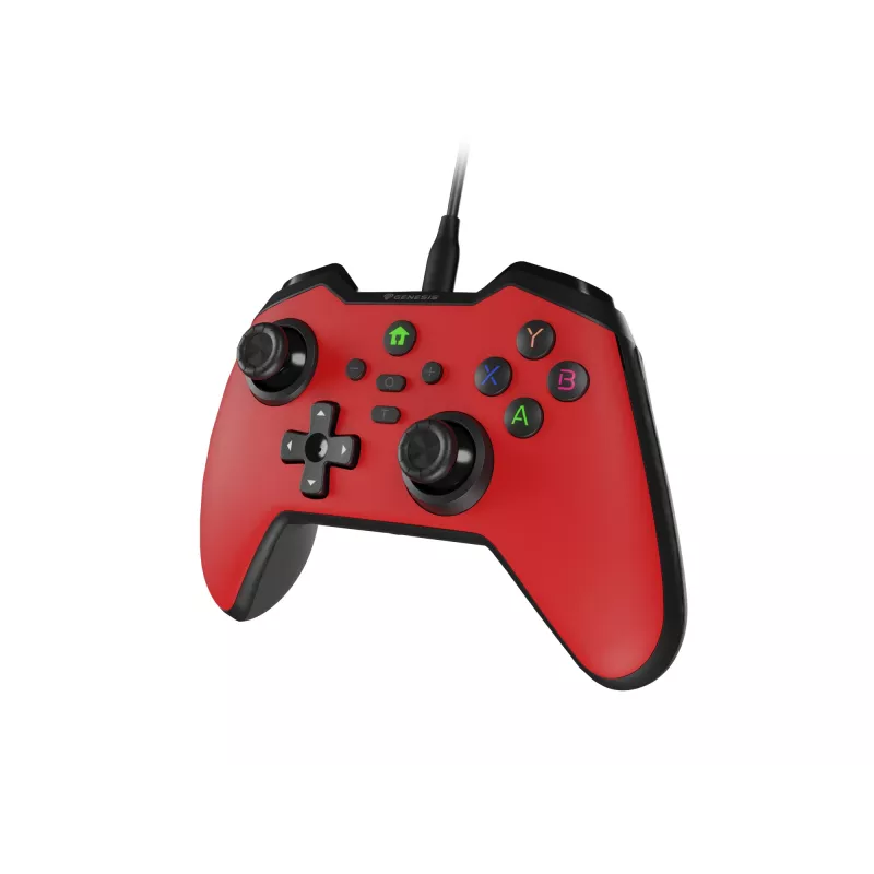 GENESIS Mangan 300 Red USB-peliohjain analoginen/digitaalinen Android, Nintendo Switch, PC