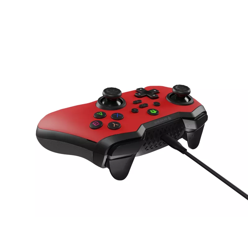 GENESIS Mangan 300 Red USB-peliohjain analoginen/digitaalinen Android, Nintendo Switch, PC