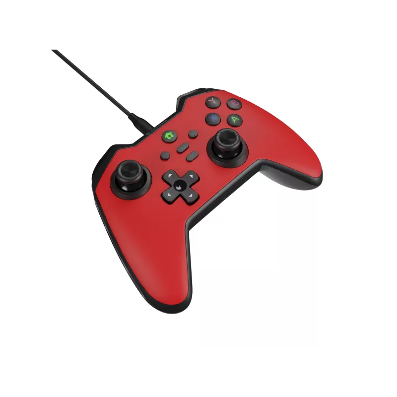 GENESIS Mangan 300 Red USB-peliohjain analoginen/digitaalinen Android, Nintendo Switch, PC