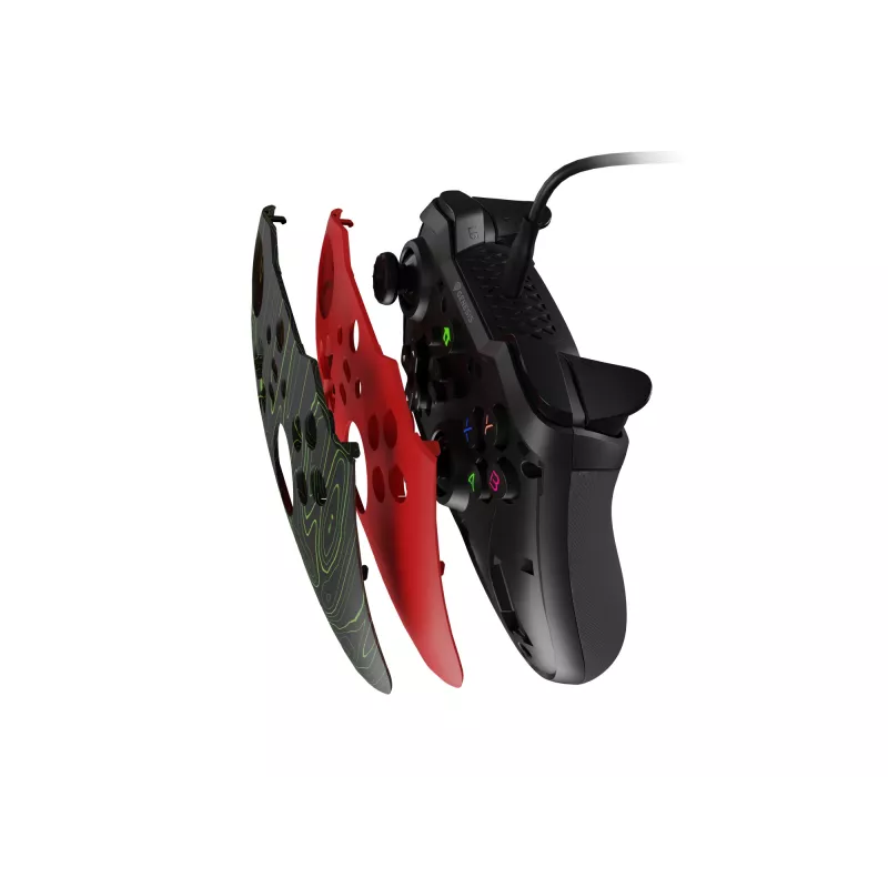 GENESIS Mangan 300 Red USB-peliohjain analoginen/digitaalinen Android, Nintendo Switch, PC