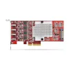 StarTech.com 4-porttinen USB Type-C PCIe-kortti, USB 3.2 10Gbps, USB-C PCI Express laajennuskortti, 4x itsenäinen USB-ohjain, Windows/Linux/macOS, TAA-yhteensopiva