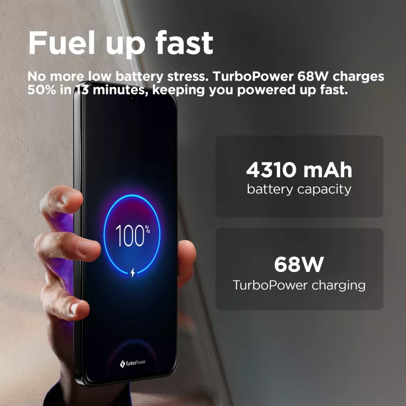 Motorola ThinkPhone25 16,1 cm (6,36 tuuman) Dual SIM Android 14 5G USB Type-C 8 GB 256 GB 4310 mAh musta