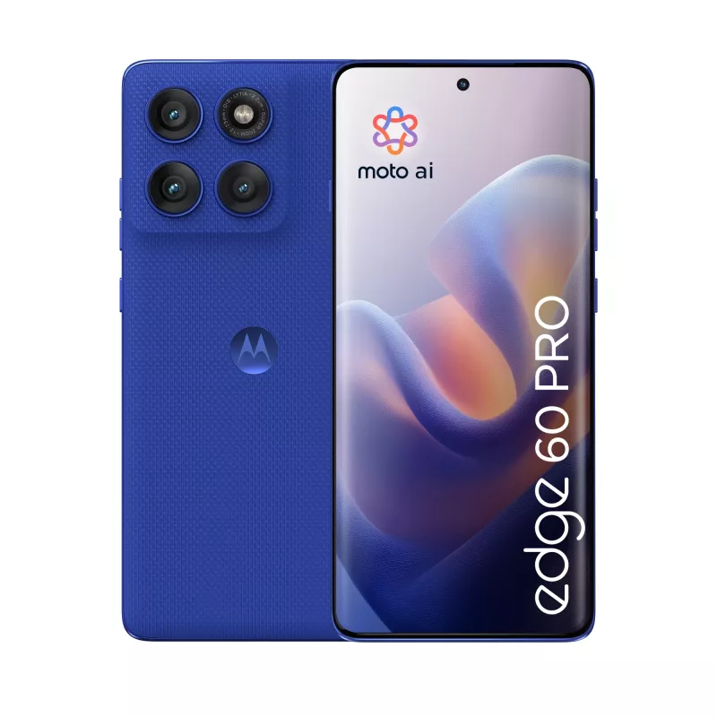 Motorola edge 60 pro 16,9 cm (6,67 tuuman) Dual SIM Android 15 5G USB Type-C 12 GB 512 GB 6000 mAh sininen