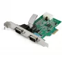 StarTech.com 2-porttinen PCI Express RS232 -sarja-adapteri - PCIe RS232 -sarja-isäntäohjain - PCIe - kahden sarjaportin DB9 -kortti - 16950 UART - laajennuskortti - Windows ja Linux