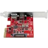 StarTech.com 2-porttinen 10 Gbps USB-A- ja USB-C-PCIe-kortti – USB 3.2 Gen 2 PCI Express Type-C/A -isäntäohjainkorttiadapteri – USB 3.2 Gen 2x1 PCIe-laajennuskortti – Windows, macOS, Linux