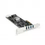 StarTech.com 4-porttinen USB 3.0 PCIe-kortti, 4 erillistä 5 Gbps:n kanavaa (USB 3.1 Gen 1) – UASP – SATA / LP4-virta – PCI Express -sovitinkortti