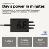 Motorola TurboPower 68W universaali musta AC-pikalaturi sisäkäyttöön