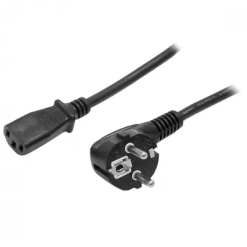StarTech.com 2m tietokoneen virtajohto, 18AWG, EU Schuko–C13 virtajohto, 250V 10A, musta vara-AC-johto, TV/monitorin virtajohto, Schuko CEE 7/7–IEC 60320 C13 virtajohto - PC:n virtalähteen johto