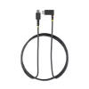 StarTech.com 1,8 m (6 ft) USB-C-latauskaapeli, suorakulmainen – 60 W PD 3 A – kestävä USB-C-pikalatauskaapeli – musta, USB 2.0 Type-C – kestävä aramidikuitu – USB-latauskaapeli