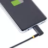 StarTech.com 1,8 m (6 ft) USB-C-latauskaapeli, suorakulmainen – 60 W PD 3 A – kestävä USB-C-pikalatauskaapeli – musta, USB 2.0 Type-C – kestävä aramidikuitu – USB-latauskaapeli