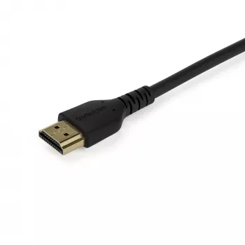 StarTech.com 6ft (2 m) Slim HDMI 2.0 -kaapeli, joustava Premium-sertifioitu HDMI-kaapeli Ethernetillä, UHD 4K 60 Hz HDR10, kestävä aramidikuiturakenne TPE-kuorella