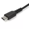 StarTech.com 2 m USB-A - USB-C -laturikaapeli – kestävä pikalataus- ja synkronointikaapeli USB 2.0 - USB Type-C -datakaapeli – kestävä TPE-kuori aramidikuitua M/M 3A musta – Samsung S10, iPad Pro, Pixel
