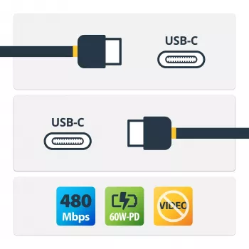 StarTech.com 1m USB-C-laturikaapeli – kestävä pikalataus- ja synkronointikaapeli USB 2.0 Type-C – USB-C-kannettavan laturikaapeli – TPE-päällyste aramidikuitu M/M 60W valkoinen – Samsung S10 S20 iPad Pro MS Surface