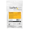 StarTech.com 2m USB-C-laturikaapeli – kestävä pikalataus- ja synkronointi-USB-2.0-Type-C–USB-C-kannettavan laturikaapeli – TPE-päällyste aramidikuitu M/M 60W valkoinen – Samsung S10 S20 iPad Pro MS Surface