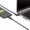 StarTech.com 2m USB-C-kaapeli, kulmikas, USB 5Gbps, 100W (5A) Power Delivery, 4K 60Hz DP Alt Mode, kestävä USB-C-kaapeli – Thunderbolt-yhteensopiva