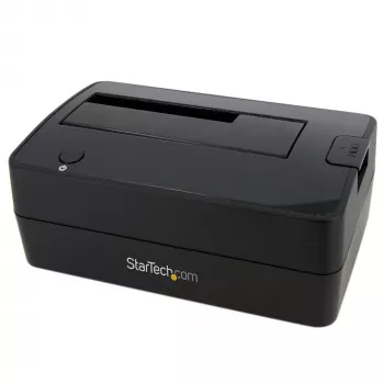 StarTech.com yksipaikkainen USB 3.0 - SATA-kiintolevytelakka, USB 3.0 (5 Gb/s) kiintolevytelakka, ulkoinen 2,5/3,5 tuuman SATA I/II/III HDD/SSD -telakka, päältä ladattava kiintolevypaikka
