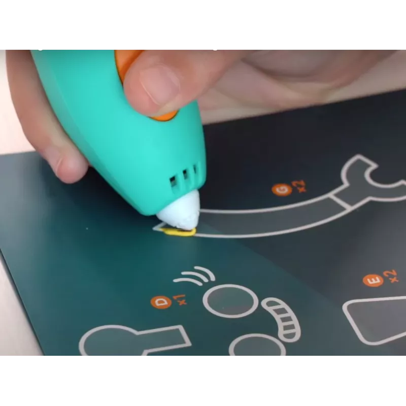3Doodler Start Plus 3D-kynä 0,77 mm turkoosi, keltainen