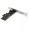 StarTech.com 2,5 Gbit/s 2.5GBASE-T PCIe-verkkokortti, sisäinen, kaapeloitu, PCI Express, Ethernet, 2500 Mbit/s, musta