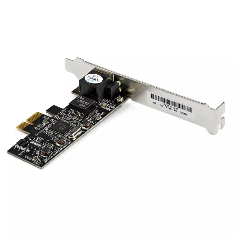 StarTech.com 2,5 Gbit/s 2.5GBASE-T PCIe-verkkokortti, sisäinen, kaapeloitu, PCI Express, Ethernet, 2500 Mbit/s, musta