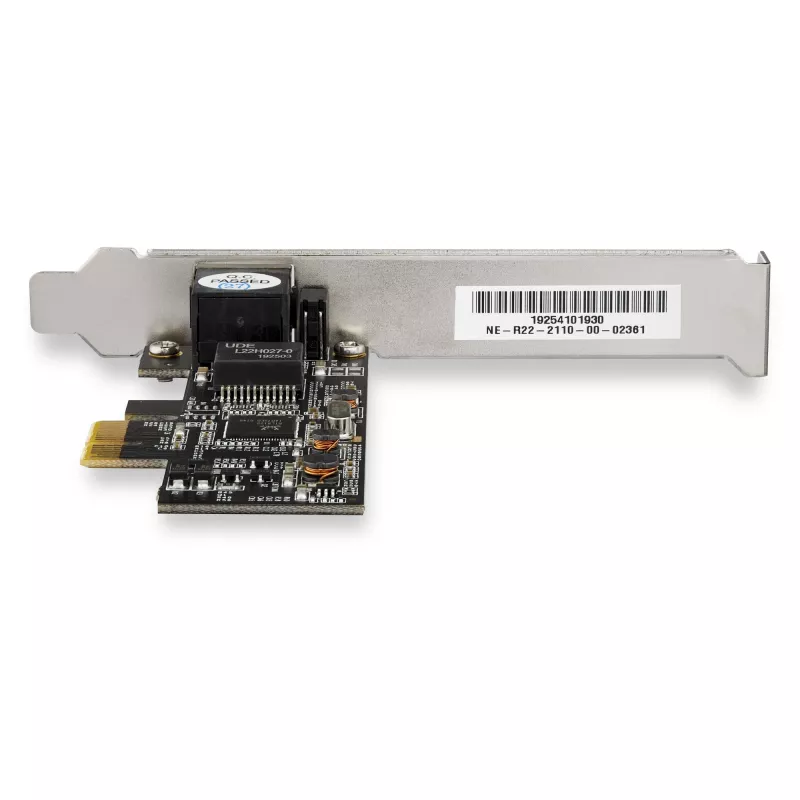 StarTech.com 2,5 Gbit/s 2.5GBASE-T PCIe-verkkokortti, sisäinen, kaapeloitu, PCI Express, Ethernet, 2500 Mbit/s, musta