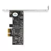 StarTech.com 2,5 Gbit/s 2.5GBASE-T PCIe-verkkokortti, sisäinen, kaapeloitu, PCI Express, Ethernet, 2500 Mbit/s, musta