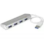 StarTech.com 4 portin USB-keskitin, USB A 4x USB-A-liitäntään, USB 5 Gbit/s, kestävä rakenne, väylävirralla toimiva, kannettava kannettavan tietokoneen USB 3.0 -keskitin