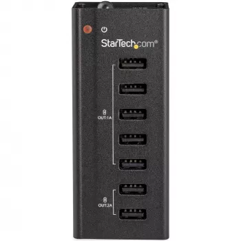 StarTech.com 7 portin USB-latausasema 5x 1 A ja 2x 2 A liitännöillä