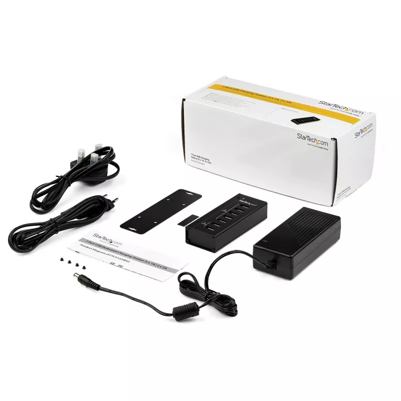 StarTech.com 7 portin USB-latausasema 5x 1 A ja 2x 2 A liitännöillä