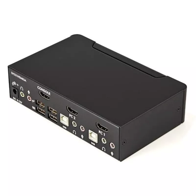 StarTech.com 2 portin USB HDMI KVM-kytkin äänellä ja USB 2.0 -keskittimellä