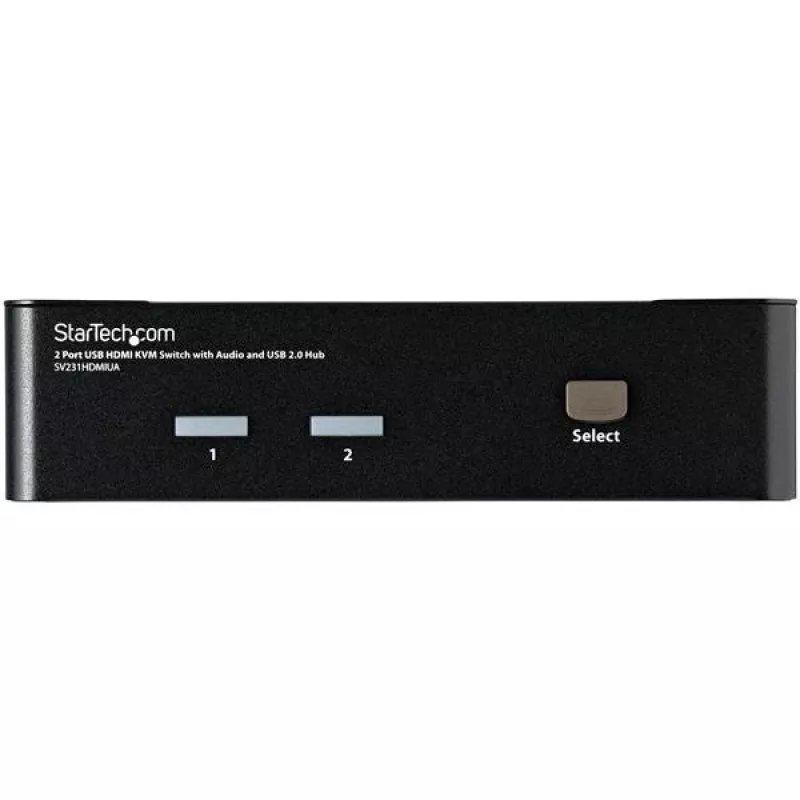StarTech.com 2 portin USB HDMI KVM-kytkin äänellä ja USB 2.0 -keskittimellä