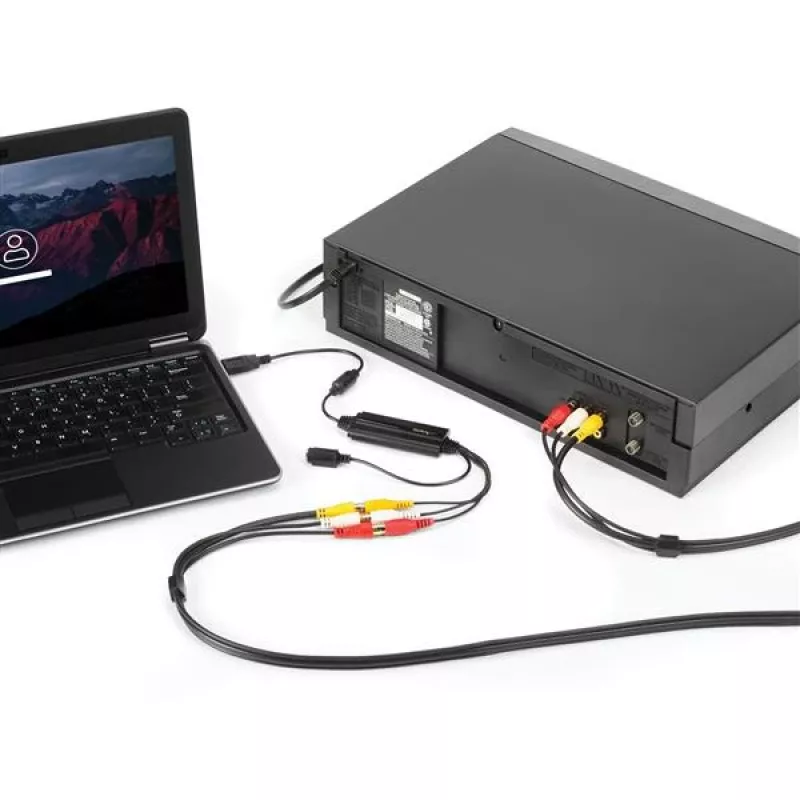 StarTech.com USB-videokaappausadapterikaapeli – S-Video/Composite USB 2.0 SD-videokaappauslaitekaapeli – TWAIN-tuki – analogia-digitaalimuunnin mediatallennukseen – vain Windows