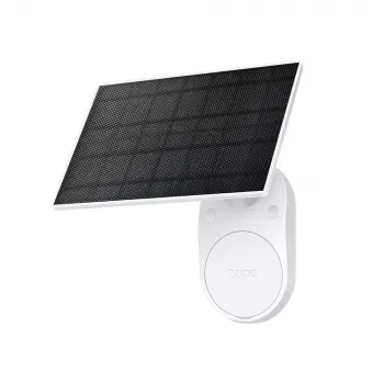 TP-Link Tapo aurinkopaneeli MÄÄRITTELY: 5,2 V 2,5 W TOIMINTO: Type-C-latausliitäntä, keskeytymätön virransyöttö, joustava aurinkoasennus, toimii akkukameran kanssa, 4 m latauskaapeli (yhteensä), säänkestävä (IP65)