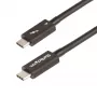 StarTech.com 3ft (1m) Thunderbolt 4 -kaapeli – 40 Gbit/s – 100 W PD – 4K/8K video – Intel-sertifioitu Thunderbolt-kaapeli – yhteensopiva USB4/Thunderbolt 3/USB 3.2/USB Type-C/DisplayPort