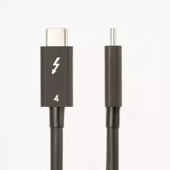 StarTech.com 3ft (1m) Thunderbolt 4 -kaapeli – 40 Gbit/s – 100 W PD – 4K/8K video – Intel-sertifioitu Thunderbolt-kaapeli – yhteensopiva USB4/Thunderbolt 3/USB 3.2/USB Type-C/DisplayPort