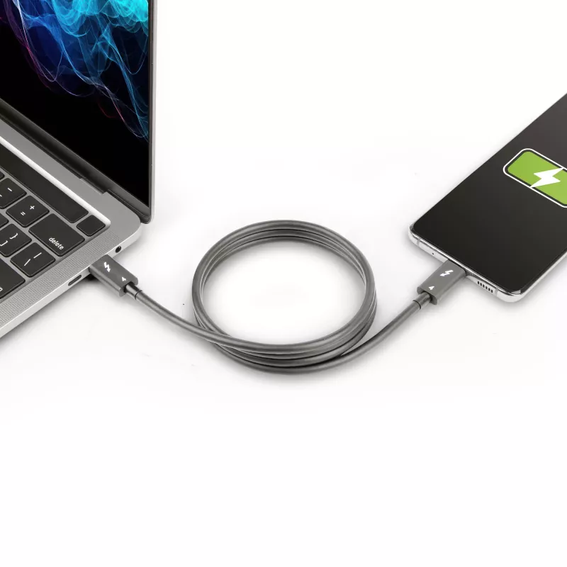 StarTech.com 3ft (1m) Thunderbolt 4 -kaapeli – 40 Gbit/s – 100 W PD – 4K/8K video – Intel-sertifioitu Thunderbolt-kaapeli – yhteensopiva USB4/Thunderbolt 3/USB 3.2/USB Type-C/DisplayPort
