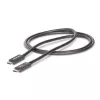 StarTech.com 3ft (1m) Thunderbolt 4 -kaapeli – 40 Gbit/s – 100 W PD – 4K/8K video – Intel-sertifioitu Thunderbolt-kaapeli – yhteensopiva USB4/Thunderbolt 3/USB 3.2/USB Type-C/DisplayPort