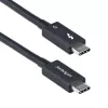 StarTech.com 3ft (1m) Thunderbolt 5 -kaapeli, 80 Gbit/s/enintään 120 Gbit/s, 240 W PD, 8K 60 Hz, sertifioitu Thunderbolt-kaapeli – yhteensopiva Thunderbolt 4/USB4/USB-C