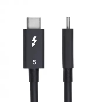 StarTech.com 3ft (1m) Thunderbolt 5 -kaapeli, 80 Gbit/s/enintään 120 Gbit/s, 240 W PD, 8K 60 Hz, sertifioitu Thunderbolt-kaapeli – yhteensopiva Thunderbolt 4/USB4/USB-C