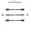 StarTech.com 3ft (1m) Thunderbolt 5 -kaapeli, 80 Gbit/s/enintään 120 Gbit/s, 240 W PD, 8K 60 Hz, sertifioitu Thunderbolt-kaapeli – yhteensopiva Thunderbolt 4/USB4/USB-C
