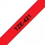 Brother TZE-421 merkintänauha musta punaiselle