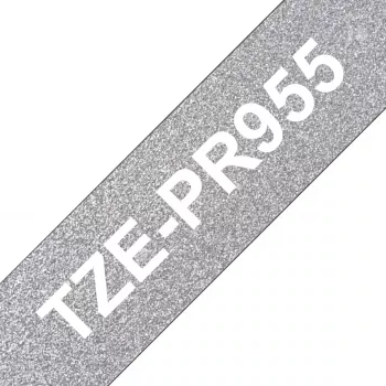 Brother TZE-PR955 merkintänauha valkoinen hopealle