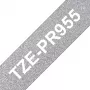 Brother TZE-PR955 merkintänauha valkoinen hopealle