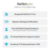 StarTech.com 2.5GbE USB-C - Ethernet-sovitin USB-A-muuntimella, NBASE-T NIC, USB 3.0 Type-C 2.5/1G moninopeusverkko, Thunderbolt-yhteensopiva, Windows & Mac