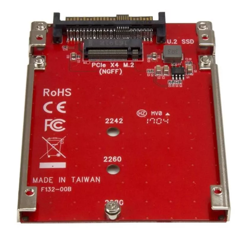 StarTech.com M.2-asema-U.2-(SFF-8639)-isäntäsovitin M.2-PCIe-NVMe-SSD-asemille